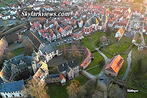 Buedinger Schloss, sunset