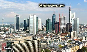 Frankfurt city centre - skyline ("Mainhatten")