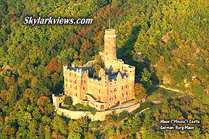 Maus castle at sunset