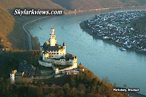 Marksburg - medival castle above the Rhine 